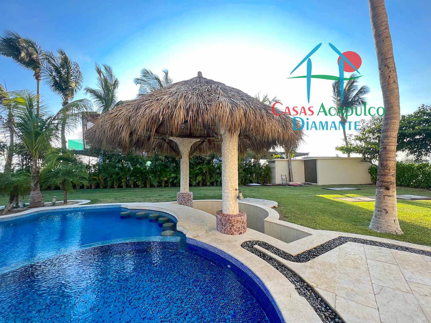 Tres Vidas Los Jaimes - Alberca y jardín 7